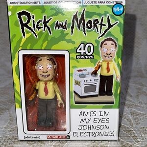 Rick and Morty Ants in My Eyes Johnson Figure Set